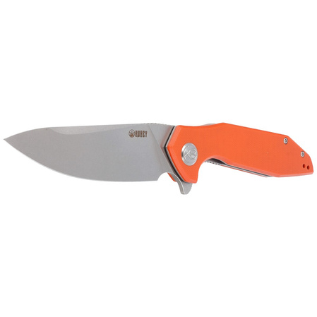 Nóż składany Kubey Nova LL KU117H Orange G10, Bead Blasted D2