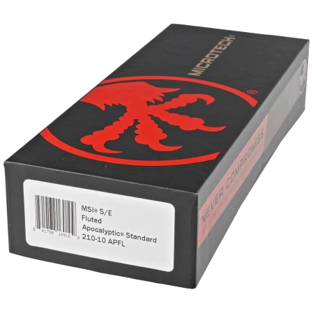 Nóż składany Microtech MSI S/E Fluted Black Aluminium, Apocalyptic M390MK by Tony Marfione (210-10APFL)