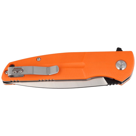 Bestech Fin Orange G10, Satin/Black 14C28N Knife (BG34B-2)