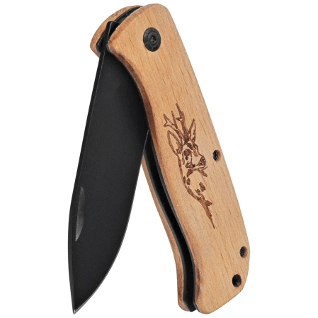 Nóż składany Martinez Albainox Country Deer Wood, Black 3Cr13Mov (25147GR633)