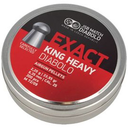 JSB Diabolo Exact King Heavy Pellets 6.35mm 300psc (546398-300)