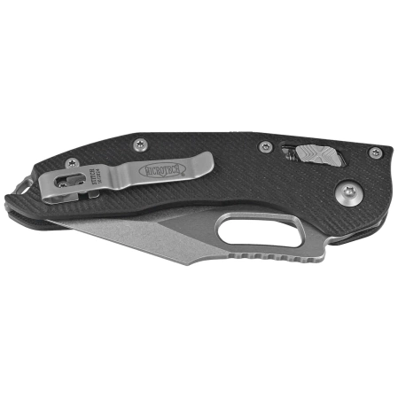 Nóż składany Microtech Stitch Ram-Lok S/E Black Fluted G10, Stonewashed M390MK by Borka Blades and Tony Marfione (169RL-10FLGTBK)