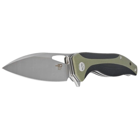 Nóż składany Bestech Komodo Black/Green G10, Stonewashed/Satin D2 (BG26A)