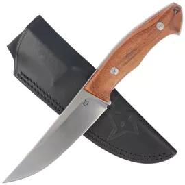 Fox Fenix Santos Wood, Satin Niolox by Yevgeny Khokhlov Knife (FX-649 SA)