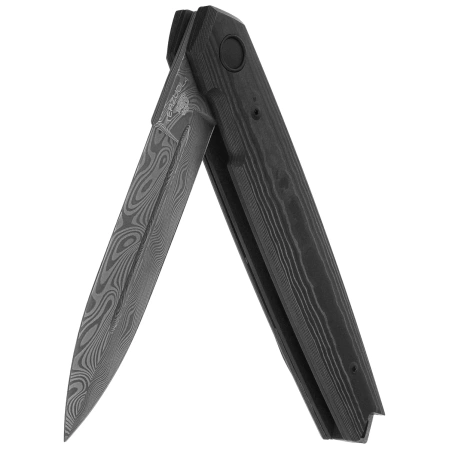 Nóż składany Fox Pacifico LE No 181/300 Black Camo Fat Carbon, Damasteel Thor by Bob Terzuola (FX-ATC-OG02 DCF)