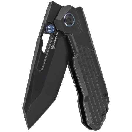 Remette RT-Cool Leopard Knife Black Titanium, Plating Black Stonewashed M390 (RTKS-B)