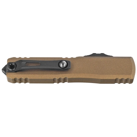 Microtech Ultratech Gen III ZBP T/E OTF Knife Cerakote Burnt Bronze Aluminum, Cerakote Burnt Bronze M390MK by Tony Marfione (1123-1UB-C19Z4)