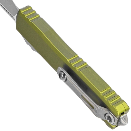 Microtech Ultratech Gen IV S/E OTF Knife OD Green Aluminum, Apocalyptic M390MK by Tony Marfione (11214-10APOD)