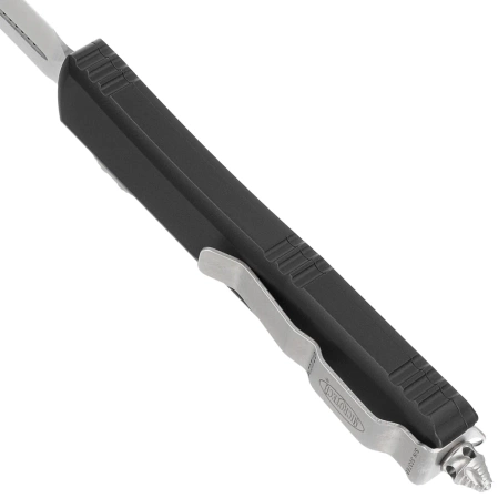 Microtech Ultratech D/E OTF Knife Black Aluminum, Satin M390MK by Tony Marfione (122-4)