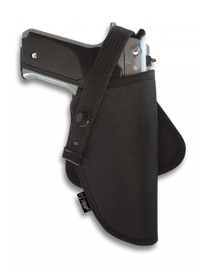 Kabura Barbaric AUTO 3"- 4" Holster Beretta, Walther, HK, Glock Padded Snap Closure Black Nylon (22105)