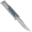 Nóż grawitacyjny Reate EXO-M Gravity Drop Point Bead Blasted Titanium/Damascus Blue-Black G10, Satin Elmax