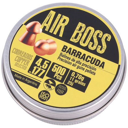 Śrut Apolo Air Boss Barracuda Copper 4.52 mm, 500 szt. 070.g/ 11.0gr (30002-2)