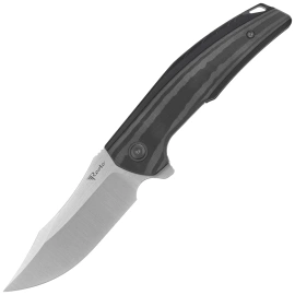 Nóż składany Reate Jack Jr. Black Aluminium, Satin S30V (Jack Jr. BKAL SAT BKAL)
