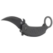 FOX Knife Pikal Black G10, Black Idroglider N690Co by Giuliano Ron (FX-826)