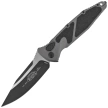 Microtech Socom Elite Auto S/E Natural Clear Aluminum, Black M390 by Tony Marfione (160A-1NC)
