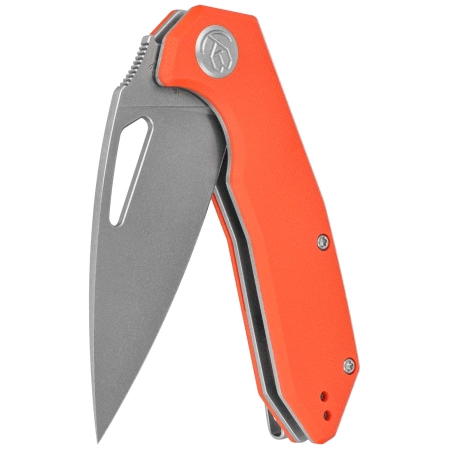 Nóż składany Kubey Coeus Orange G10, Stonewashed 14C28N (KU122W)