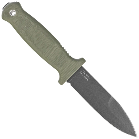 Nóż Demko Armiger 4 Spear Point OD Green TPR, Black Powder Coated 80CrV2 by Andrew Demko (ARM4-80CrV2-OD-SPR)