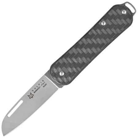 Fox Vulpis Carbon Fiber 3K, Polished M390 Pocket Knife (FX-VP108 CF)