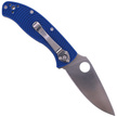Spyderco Tenacious Lightweight Knife Blue FRN, Satin CPM S35VN by Eric Glesser (C122PBL)