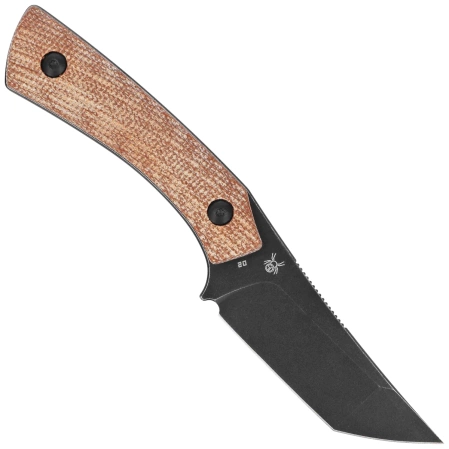 Bestech Step Knife Brown Micarta, Black Stonewashed D2 by Denis Simonutti (BFK06D)