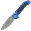 Microtech LUDT Gen III S/E Automatic Knife Blue Aluminum, Apocalyptic M390MK by Tony Marfione (1135-10APBL)