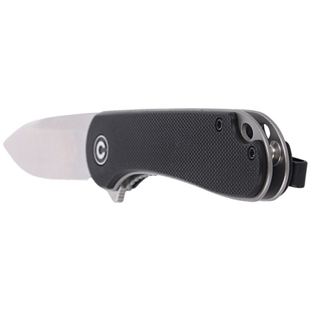 CIVIVI Knife Elementum Flipper Black G10, Satin Finish (C907A)