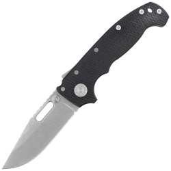 Nóż składany Demko MG AD20S Clip Point Black G10, Stonewashed MagnaCut by Andrew Demko (MGAD20S-MAG-BKG10-CP)