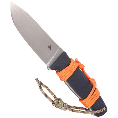 Nóż BlackFox Vesuvius Black G10, Stone Washed D2 by Alfredo Doricchi (BF-710 D2)