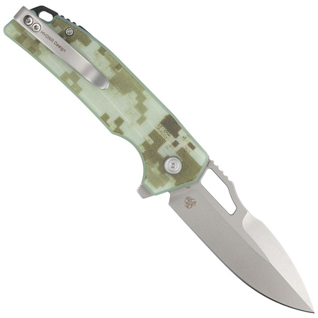 Nóż składany Kubey Knife RDF Camo G10, Bead Blasted AUS-10 by HYDRA Design (KU316C)