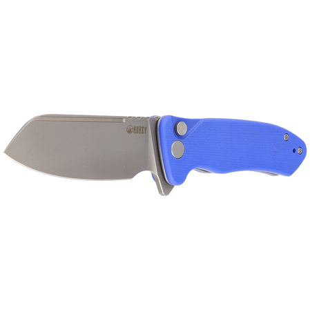 Nóż składany Kubey Creon Blue G10, Beadblasted AUS-10 (KU336C)
