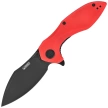 Kubey Nobel Knife Red G10, Blackwashed 14C26N (KU236P)
