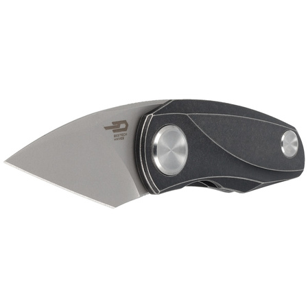 Bestech Tulip Frame Lock Knife Black Titanium, Fine Stonewashed M390 by Ostap Hel (BT1913E)