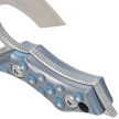 Nóż na szyję Midgards Messer Nori Nano Blue Titanium, Satin 14C28N (MM002)