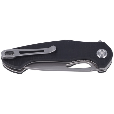 Nóż składany Kubey Dugu KU159C Black G10, Sandblasted 14C28N