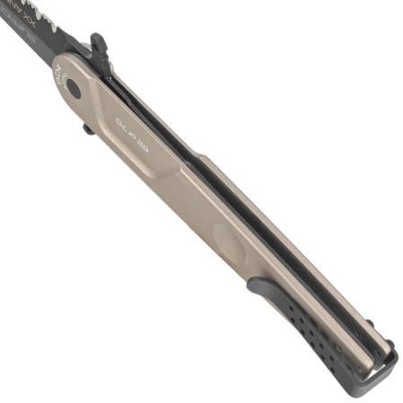 Nóż Extrema Ratio BD4 Adra Contractor LE No 62/70 Tactical Mud Aluminium, Black N690 (04.1000.0498/TM)