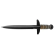 Sztylet Martinez Albainox Triplex Edge Aluminium/Wood, Black 3Cr13Mov (32511)