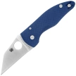 Nóż składany Spyderco MicroJimbo Cobalt Blue G10, Satin CPM SPY27 by Michael Janich (C264GPCBL)
