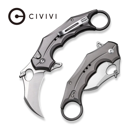 Civivi Knife Incisor II Gray Aluminium, Satin Nitro-V (C16016B-3)