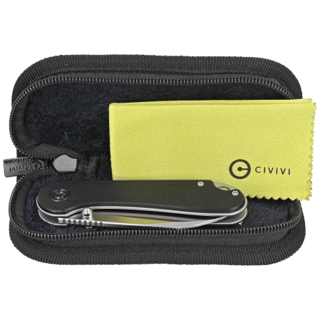 Civivi Knife Elementum Wharncliffe Black G10, Satin Nitro-V (C18062AF-1)