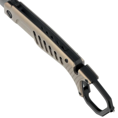 Nóż składany Extrema Ratio MH-STEALTH Desert Aluminium, Black N690 (04.1000.0483/BLK/TM)