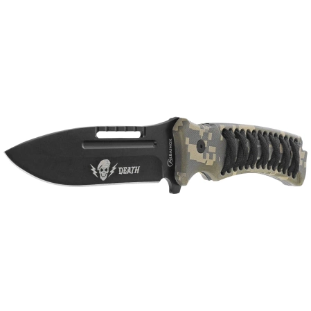 Martinez Albainox 32795 Knife ABS Camo/Black Stringing, Black 3Cr13Mov