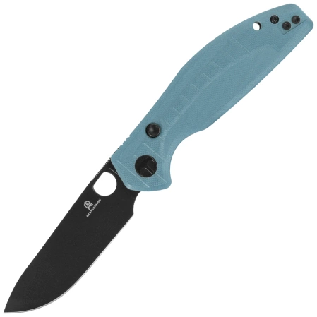 Nóż składany Bestechman Angry Owl Grey G10, Black PVD D2 by Keanu Alfaro (BMK12C-2)