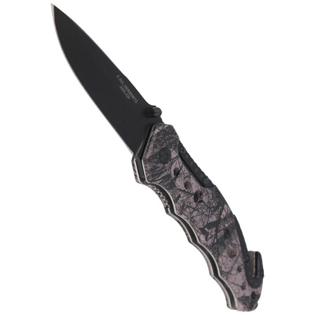 Nóż składany ratowniczy Herbertz CJH Camo Optics Aluminium, Black Blade (44068 - 218111)