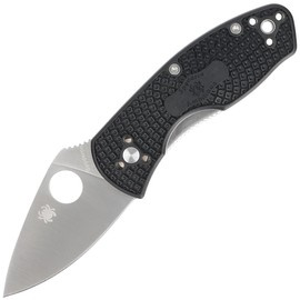 Spyderco Ambitious Black FRN, Plain 8Cr13MoV (C148PBK)