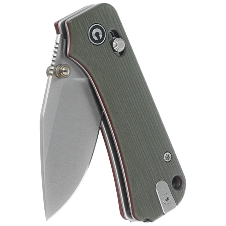 Civivi Baby Banter 2 TG Knife Green G10, Satin 14C28N by Ben Petersen (C24074-1)