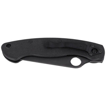 Spyderco Military G-10 Black/Black Blade Knife (C36GPBK)