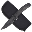 CIVIVI NOx Marble Carbon Fiber Black/Gray, Black Damascus (C2110DS-1)