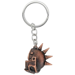 Brelok do kluczy Barbaric Thorn Skull Bronze Zamak (16218-BR)