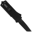 Nóż automatyczny OTF Tekto A2 Badger Mini T/E Black Aluminium, Black D2
