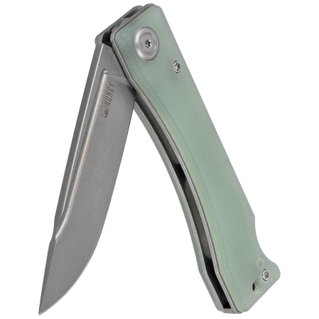 Kubey Akino Knife Jade G10, Beadblasted 14C28N by Tiguass (KU2102B)